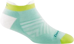 Darn Tough Women's Coolmax No-Show Ultra-Light Cushion Running Sock (1052) -Sports Store 1052 Aqua