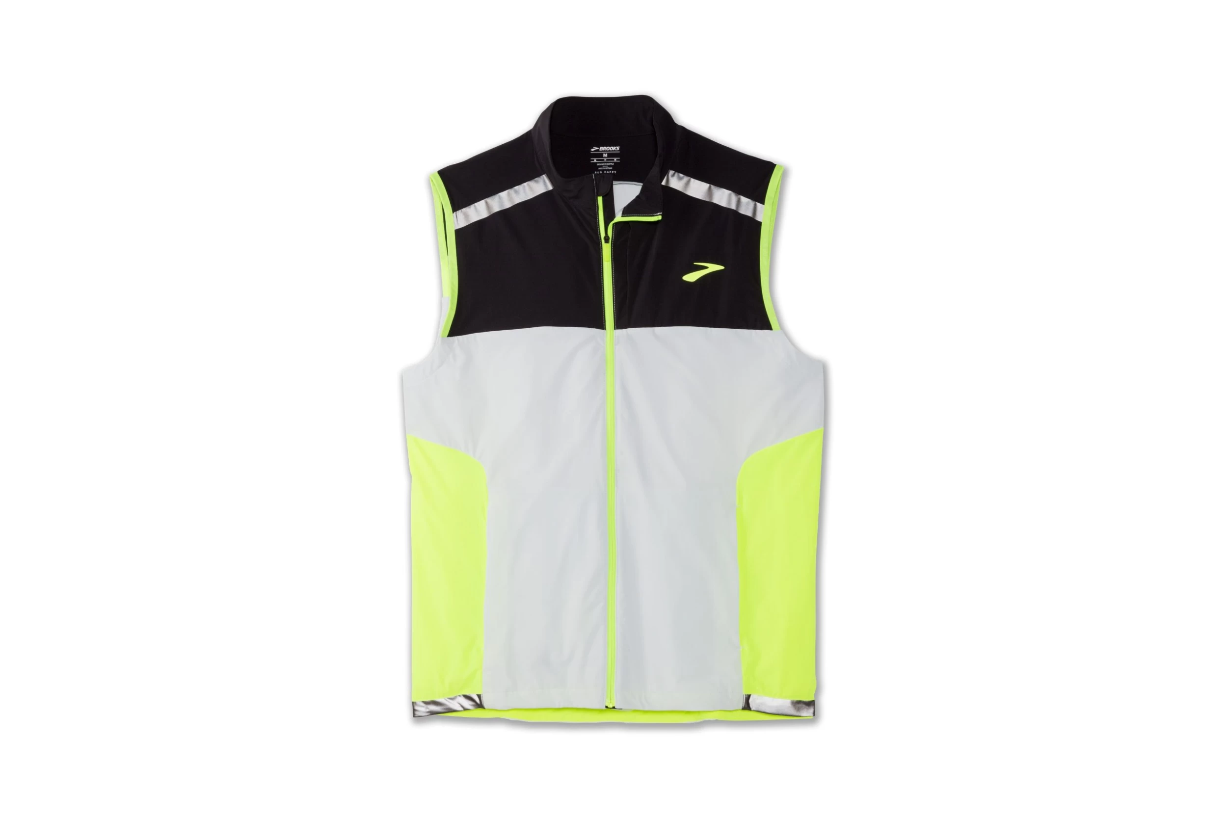Brooks Men's Carbonite Vest - Icy Grey/Black/Nightlife (211358030) 7 Brooks Men's Carbonite Vest - Icy Grey/Black/Nightlife (211358030) - Image 7
