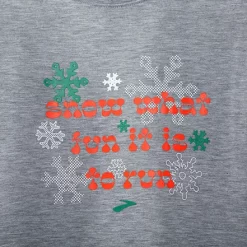 Sports Store 41 Sports Store -Sports Store 211404 047 D1 Run Merry Distance Graphic LS