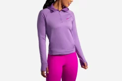 Brooks Women's Notch Thermal Hoodie (221502) -Sports Store 221502 562 MA Notch Thermal Hoodie scaled