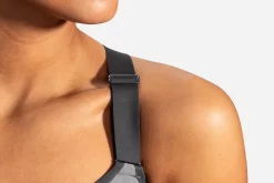 Brooks Women's Dare Racerback Run Bra - Asphalt (350073081) 9 Brooks Women's Dare Racerback Run Bra - Asphalt (350073081) -Sports Store 350073 081 d1 Dare Racerback