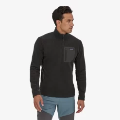 Patagonia Men's R1 Air Zip Neck - Black (40245BLK)