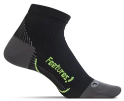 Feetures! Plantar Relief Ultra Light Quarter Sock - Black (PF2501)