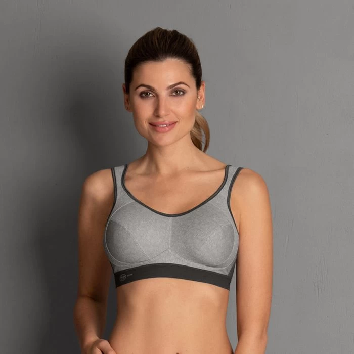 Anita Active Extreme Control Sports Bra - Grey (5527-254) 1 Anita Active Extreme Control Sports Bra - Grey (5527-254)