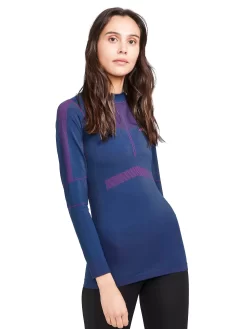 Craft Women's Active Intensity Crewneck Baselayer - Tide/Roxo (1907937-698486)