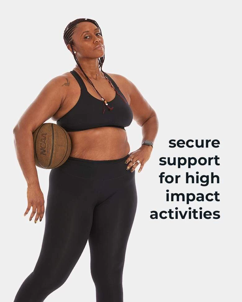 Women's Handful Y-Back Bra - Black (155-001) 3 Women's Handful Y-Back Bra - Black (155-001) - Image 3