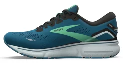 Brooks Mens Ghost 15 -Sports Store brooks mens ghost 15 running shoe blue green 3