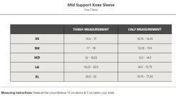 CEP Mid Support Knee Sleeve -Sports Store cep knee sleeve measurement guide