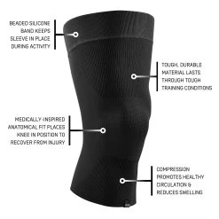 CEP Mid Support Knee Sleeve -Sports Store cep mid knee sleeve black 3