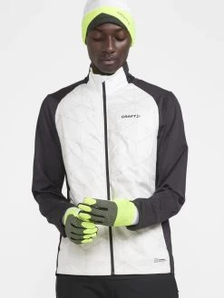 Craft ADV Lumen Fleece Glove - Ash White/Flumino (1909838-895851) -Sports Store ezgif.com gif maker 2022 08 29T113950.927