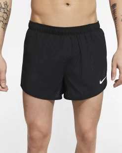 Nike Men's Fast 4" Short - Black (CJ7847-010) -Sports Store fast mens 4 running shorts qc1HBx 1