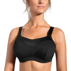Brooks Women's Embody High Impact Sports Bra - Black (350067-001)