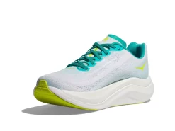 HOKA Men's Mach X -Sports Store hoka mens mach x white blue 2