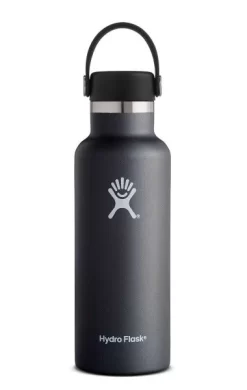 Hydro Flask 18 Oz Standard Mouth Bottles W/ Flex Cap (S18SX) -Sports Store hydro flask stainless steel vacuum insulated water bottle 18 oz standard mouth flex cap black 005df3a1 36e8 47d8 be6d 86c09d06cf1f