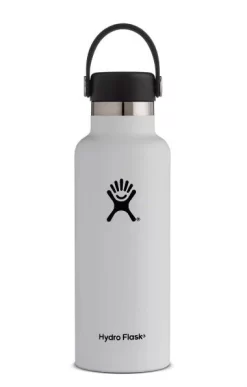Hydro Flask 18 Oz Standard Mouth Bottles W/ Flex Cap (S18SX) -Sports Store hydro flask stainless steel vacuum insulated water bottle 18 oz standard mouth flex cap white 878c4da4 4152 41ea b601 ad9c32425b02