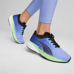 PUMA Women's Deviate Nitro 2 -Sports Store puma womens deviate nitro two running shoe purple green 3