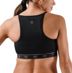 Rabbit Strappy Pocket Bra -Sports Store rabbit womens strappy pocket bra black 1