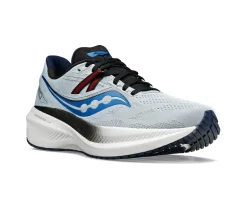 Sports Store -Sports Store saucony triumph twenty high cushion running shoe gray blue 1