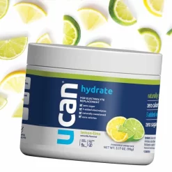 UCAN Hydrate Electrolyte Jar -Sports Store ucan hydrate lemon lime jar 2